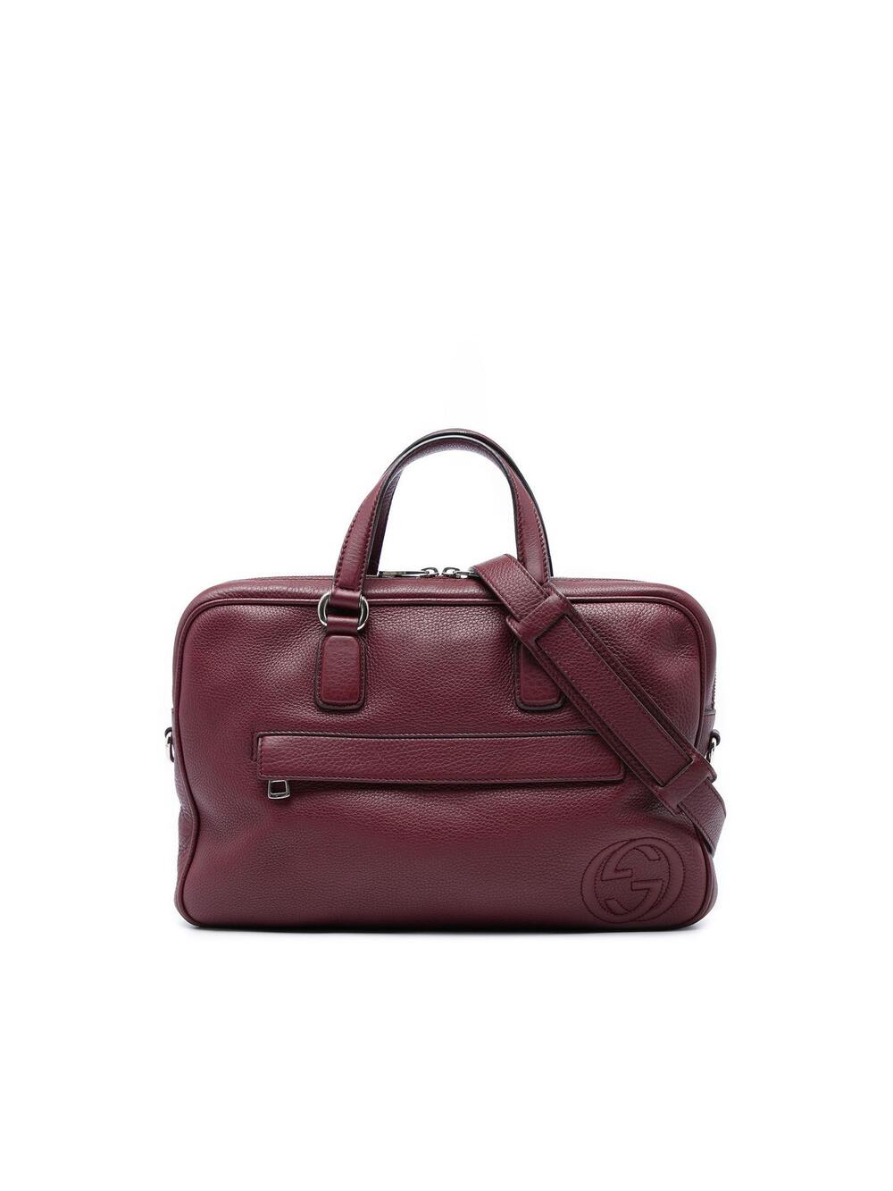Gucci Calfskin Soho Briefcase Pre-Loved #342900G62B